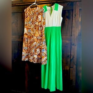 1960-70 vintage dresses in TERRIFIC shape.